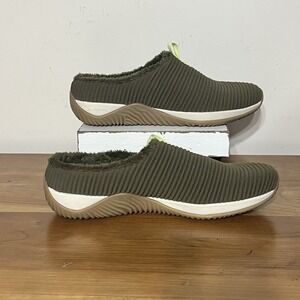 Ryka Knit Indoor/Outdoor Mules Echo Olive Green Color Size 8 Wide